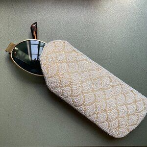 Vintage Beaded Glasses Case